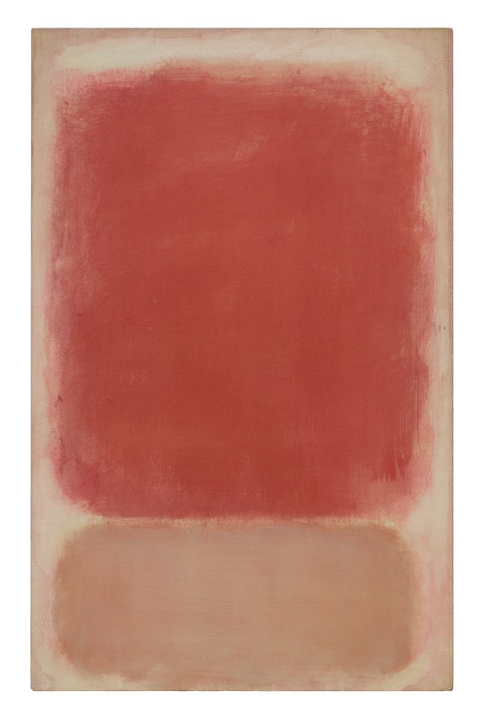 Monet / Rothko : Mark Rothko, Red and Pink on Pink, vers 1953 Tempera on paper mounted on board with acrylic, 100.6 × 64.1 cm Houston, The Museum of Fine Arts, Bequest of Caroline Wiess Law, 2004.53 © The Museum of Fine Arts, Houston / photo : Thomas R. DuBrock